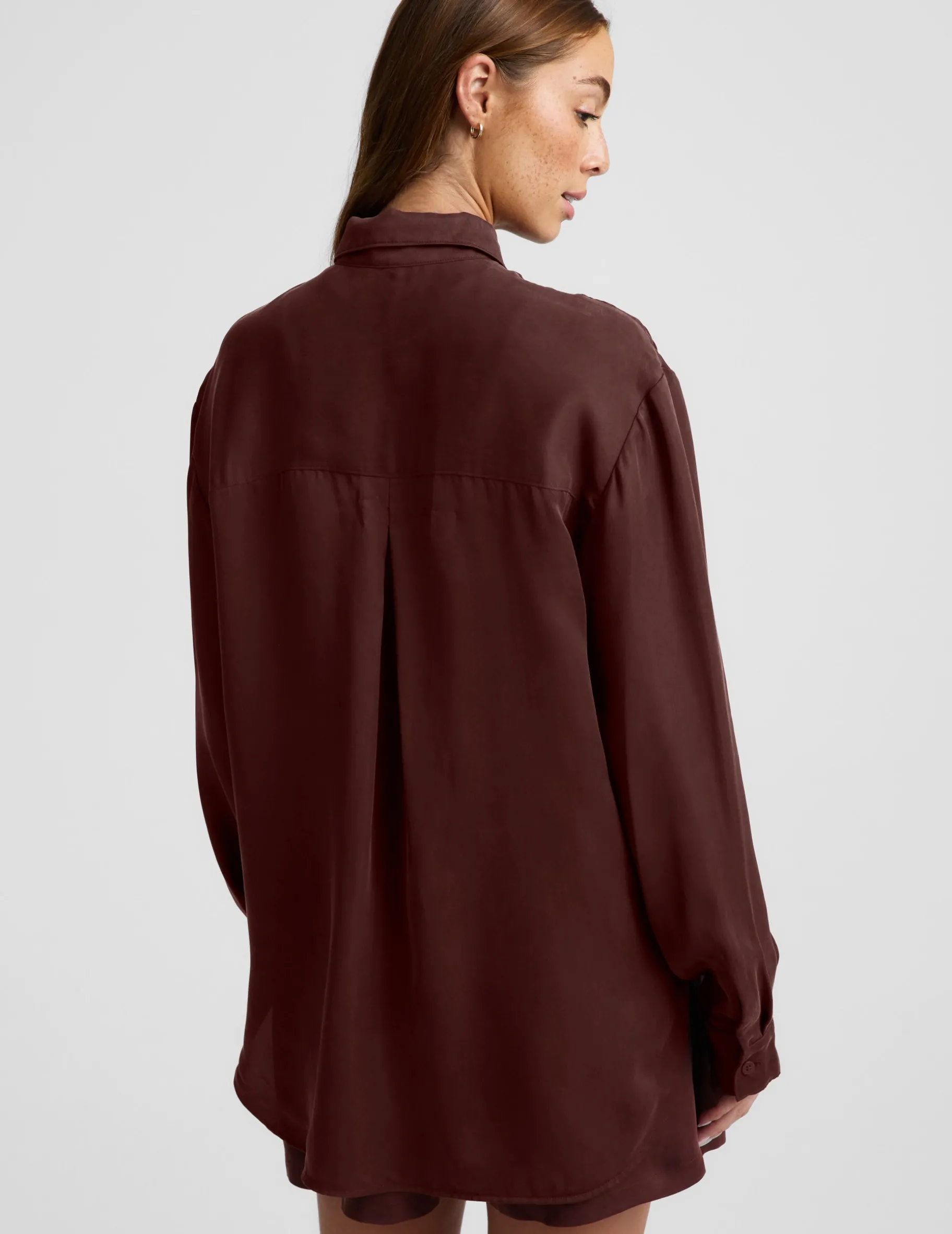 Sunkissed Cupro Button Down