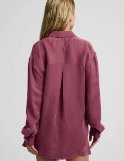 Sunkissed Cupro Button Down