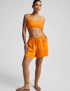 Sunkissed Cupro Drawstring Short