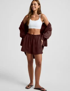 Sunkissed Cupro Drawstring Short