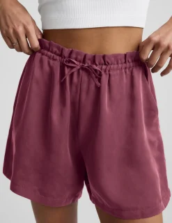Sunkissed Cupro Drawstring Short