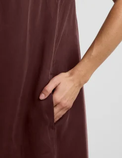 Sunkissed Cupro Maxi Dress
