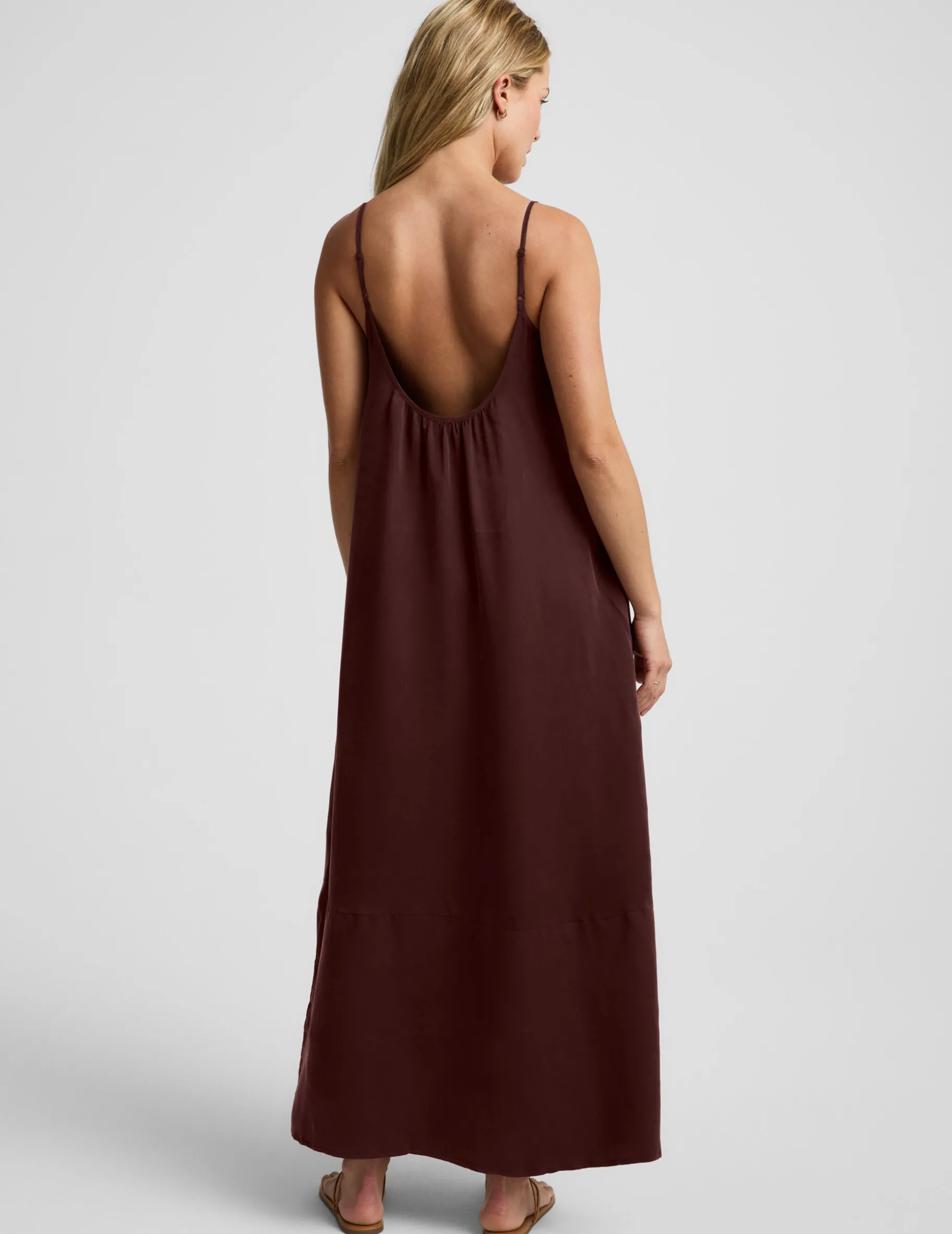 Sunkissed Cupro Maxi Dress