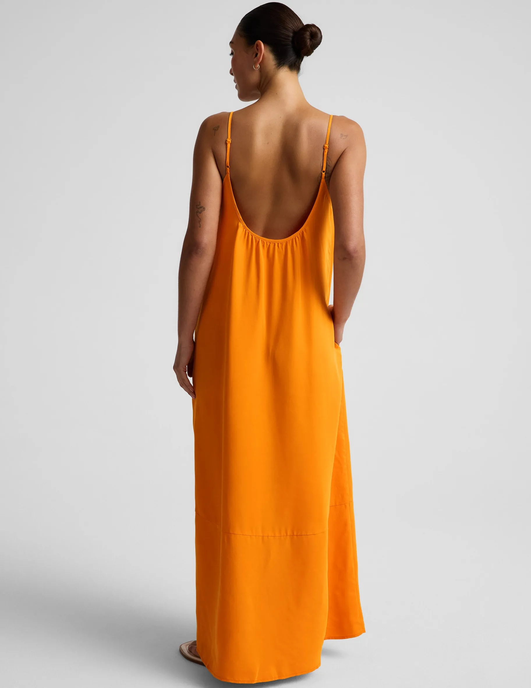 Sunkissed Cupro Maxi Dress