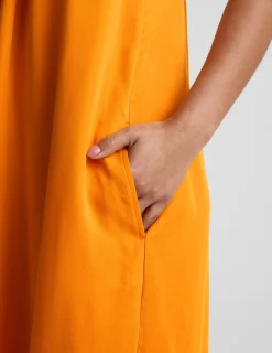 Sunkissed Cupro Maxi Dress