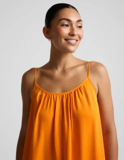Sunkissed Cupro Maxi Dress