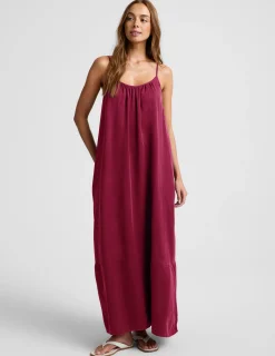 Sunkissed Cupro Maxi Dress