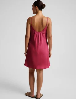 Sunkissed Cupro Mini Dress