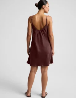Sunkissed Cupro Mini Dress