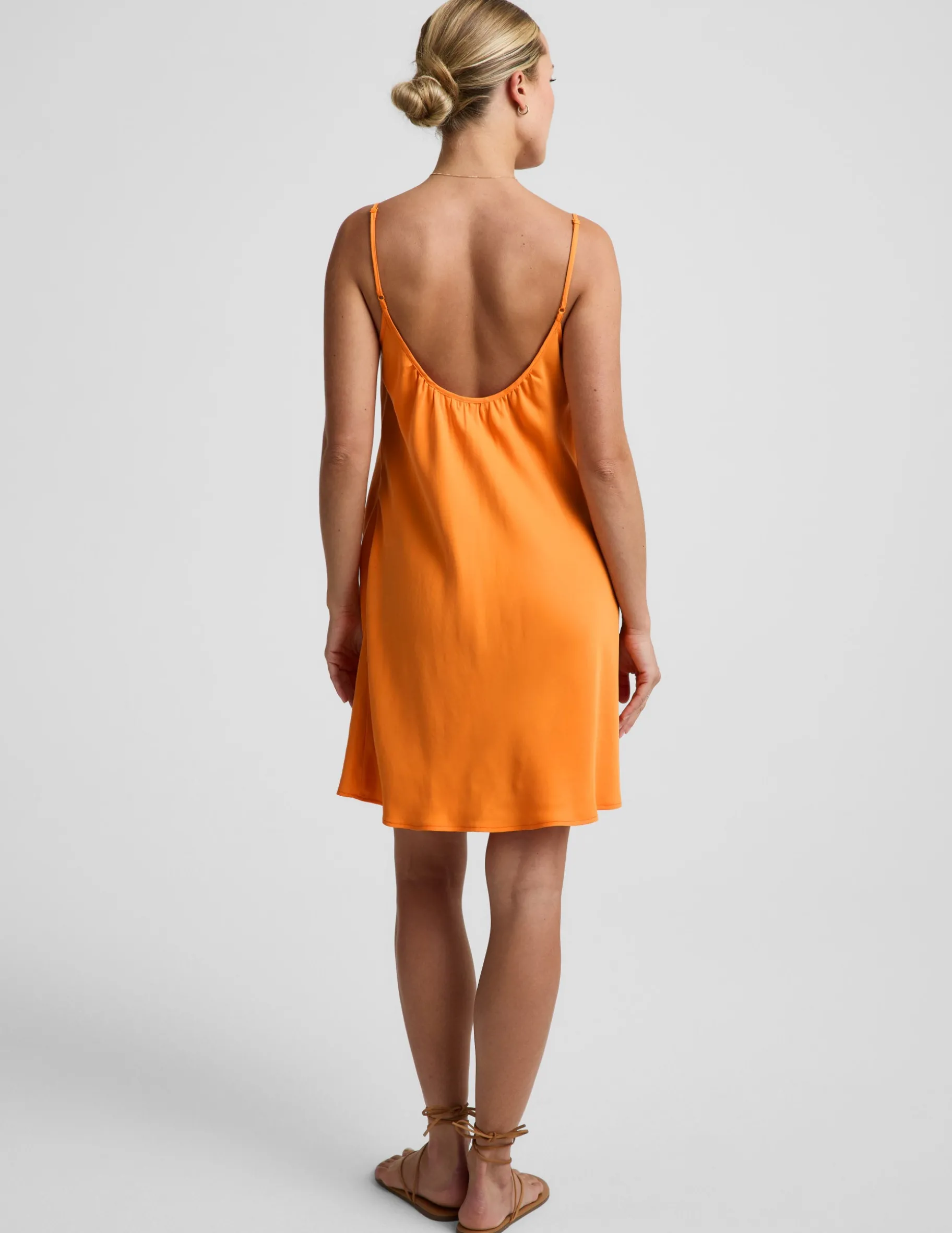 Sunkissed Cupro Mini Dress