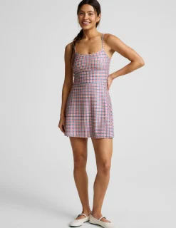 Sunwashed Gingham Midweight Spacedye™ Forever Dress