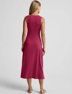 Twist Cutout Midi Dress