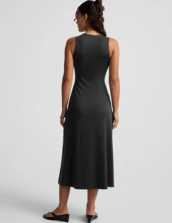 Twist Cutout Midi Dress