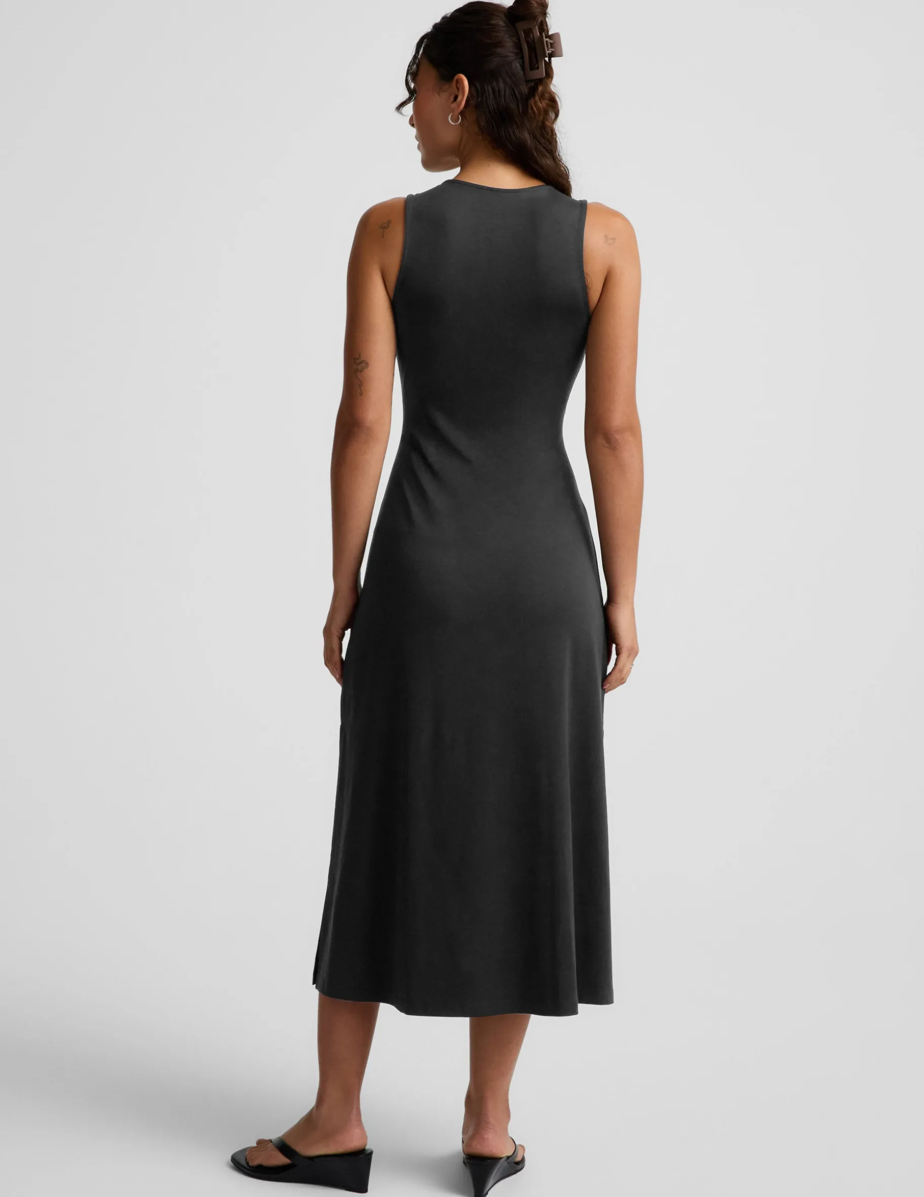 Twist Cutout Midi Dress